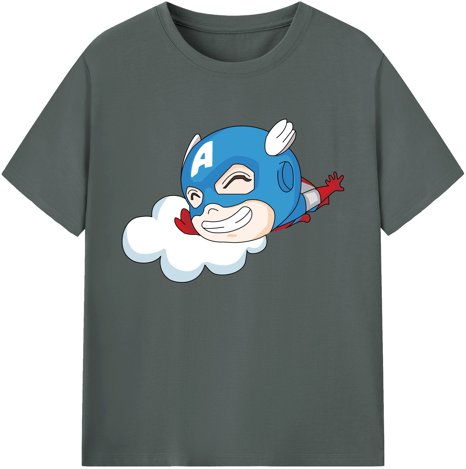 （画像用） アベンジャーズ The Avengers 綿100％ メンズ半袖Tシャツ｜肌触りやわらか＆通気性